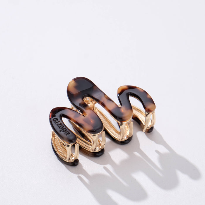 Mini Squiggle Metal Claw Clip
