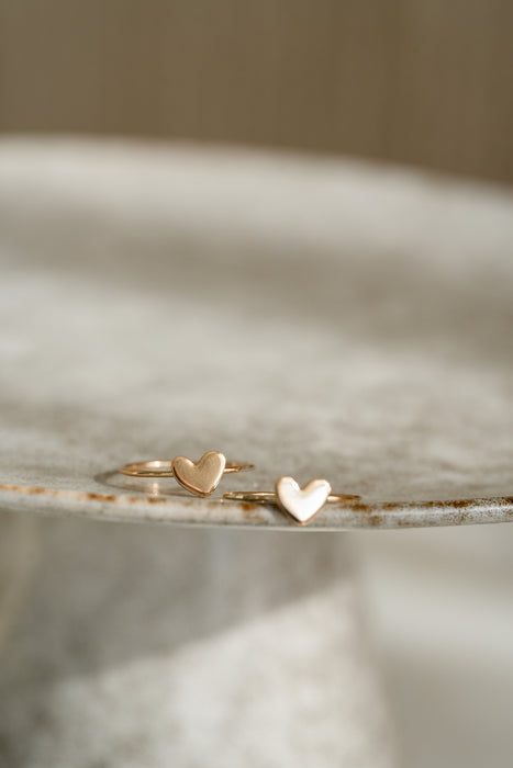 Heart Gold Ring