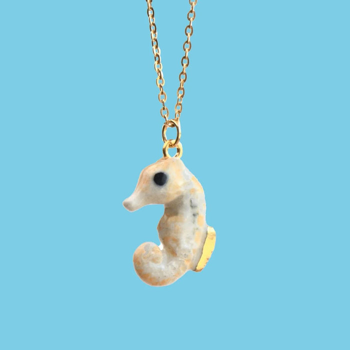 Arctic Seahorse Necklace