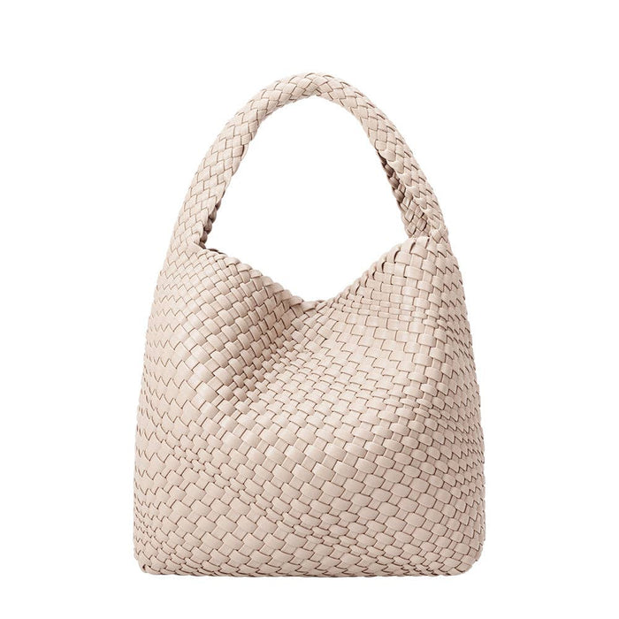 Johanna Ivory Large Recycled Vegan Shoulder Bag