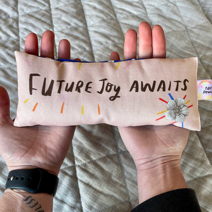 Lavender eyebag: Future Joy Awaits