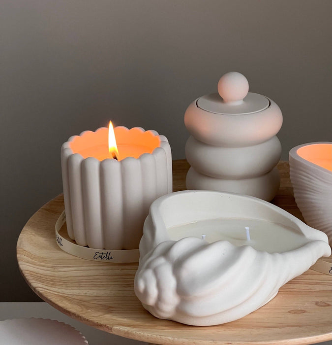 Conch Shell Container Soy Wax Candle
