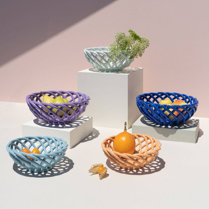 OCTAEVO Sicilia Ceramic Basket - Small