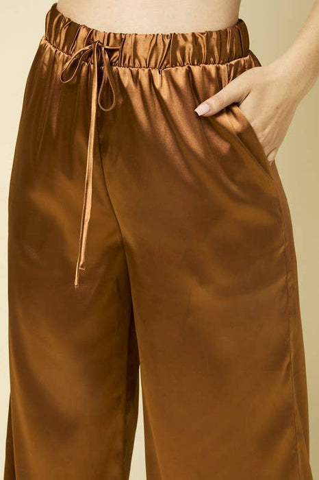 Satin Pocket Pants