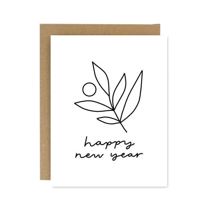 Happy New Year Branch Card